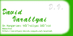 david varallyai business card